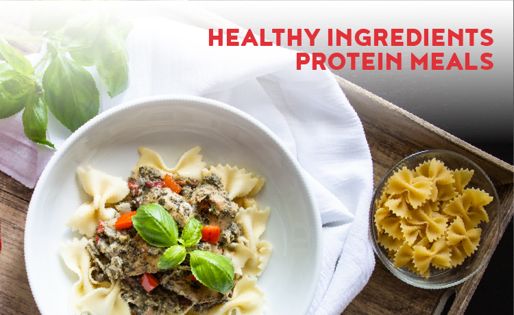healthy ingredients, protein meals